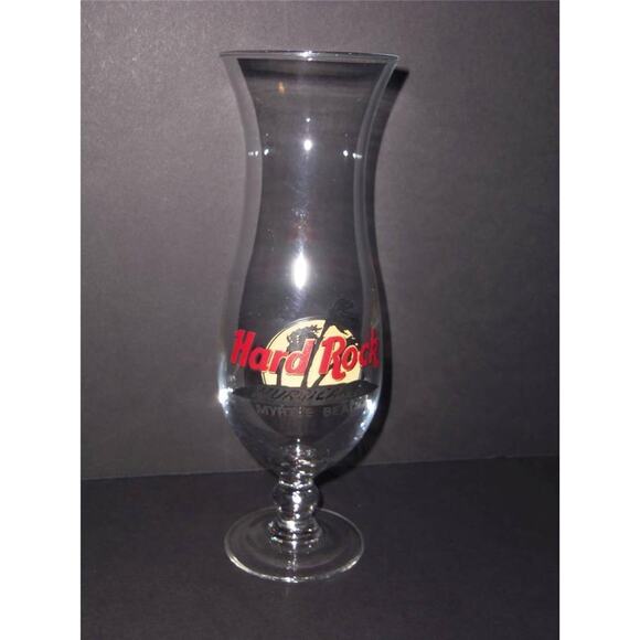 Hard Rock Cafe Hurricane Myrtle Beach Drink Glass Barware -111401 - Picture 1 of 2